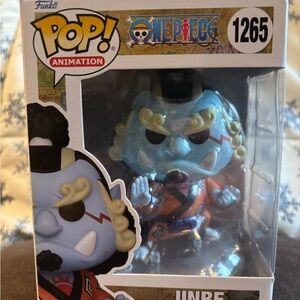 Funko Pop! Animation One Piece Jinbe Figure - Blue and Black